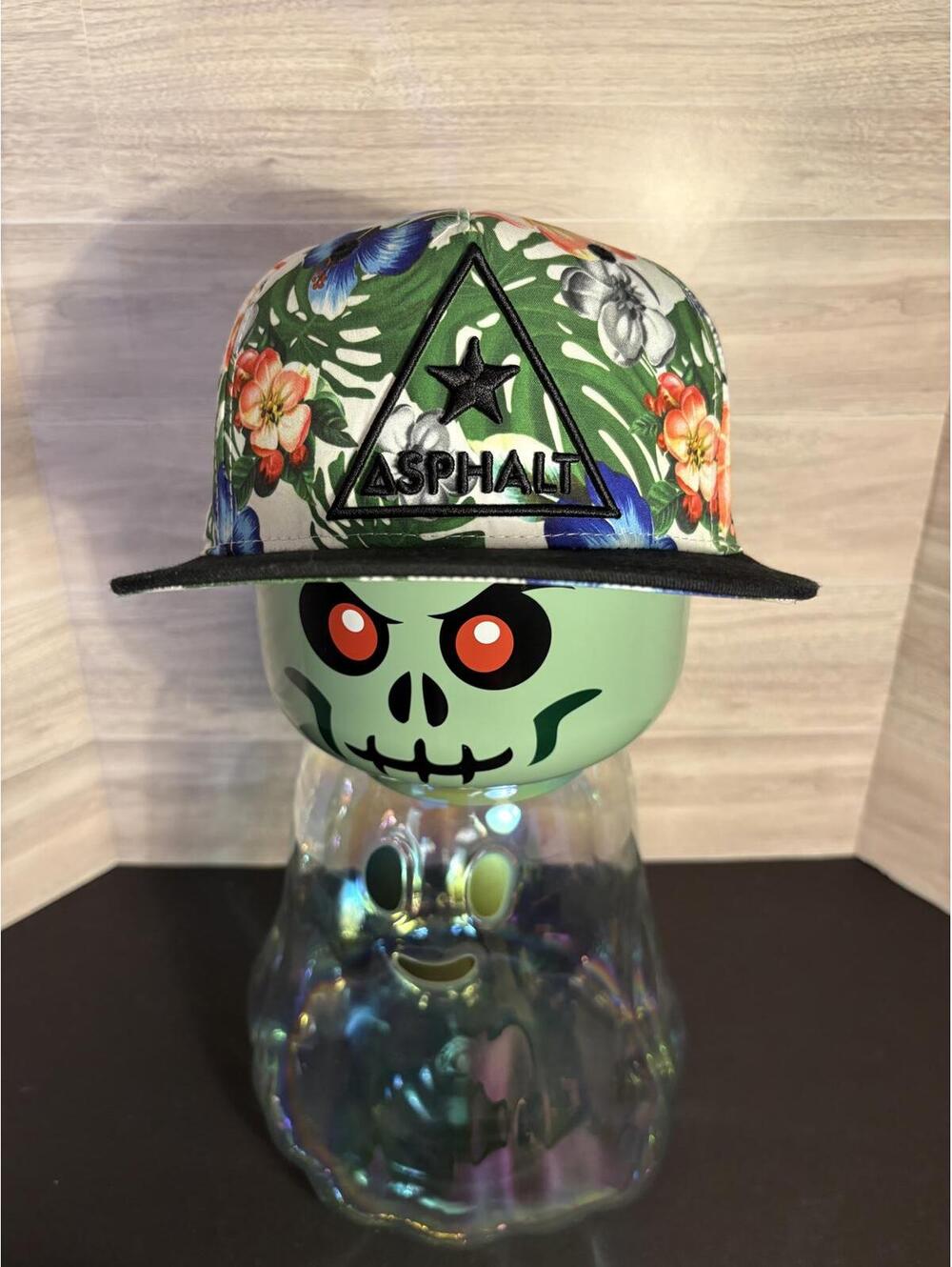 Asphalt Floral Snapback Hat Streetwear Skateboarding NWOT
